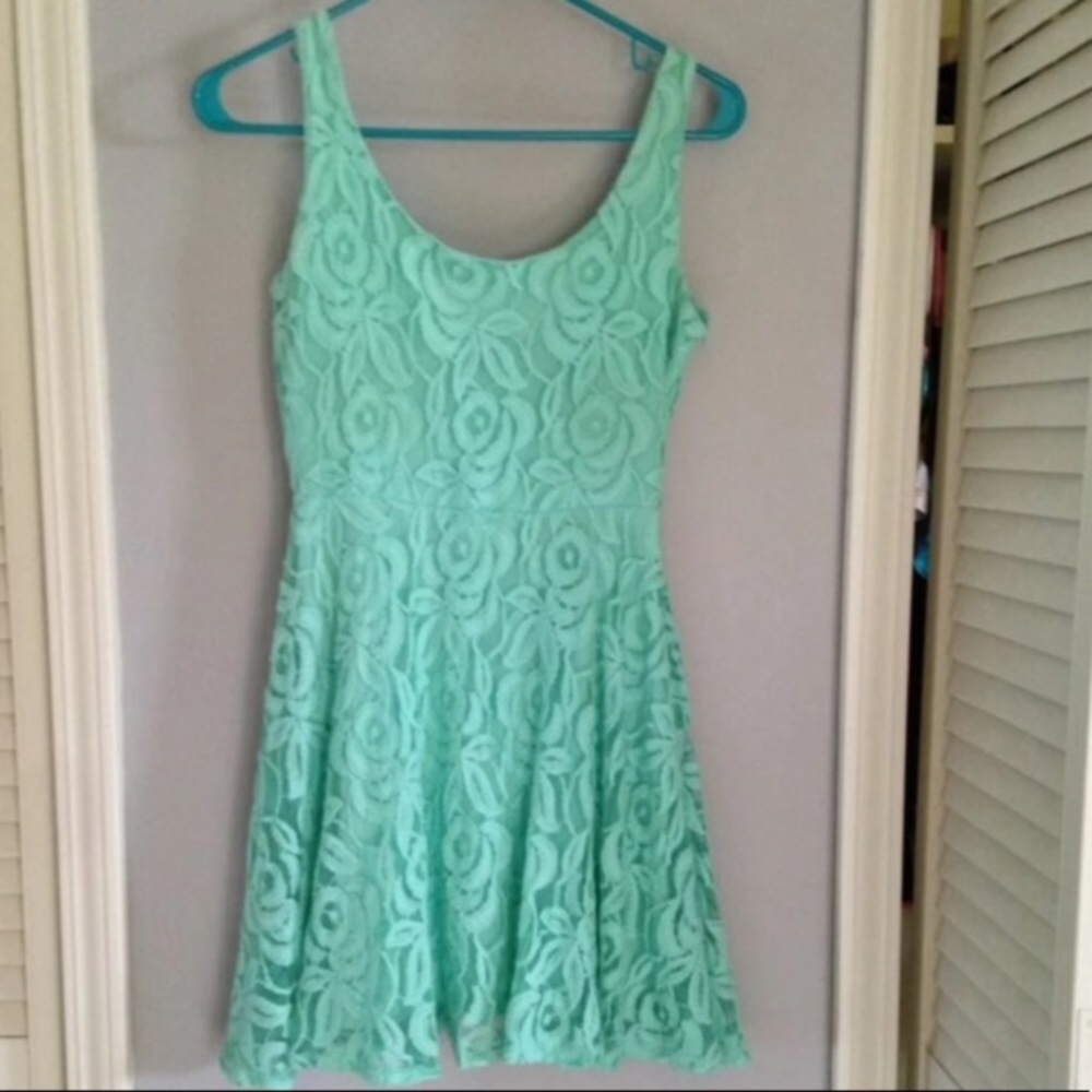 Floral lace dress